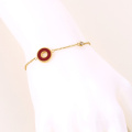 S-291 Xuping Mode indischen Goldschmuck einfache Perle Design Armband + Halskette zwei Stücke vergoldet Schmuckset für Frauen